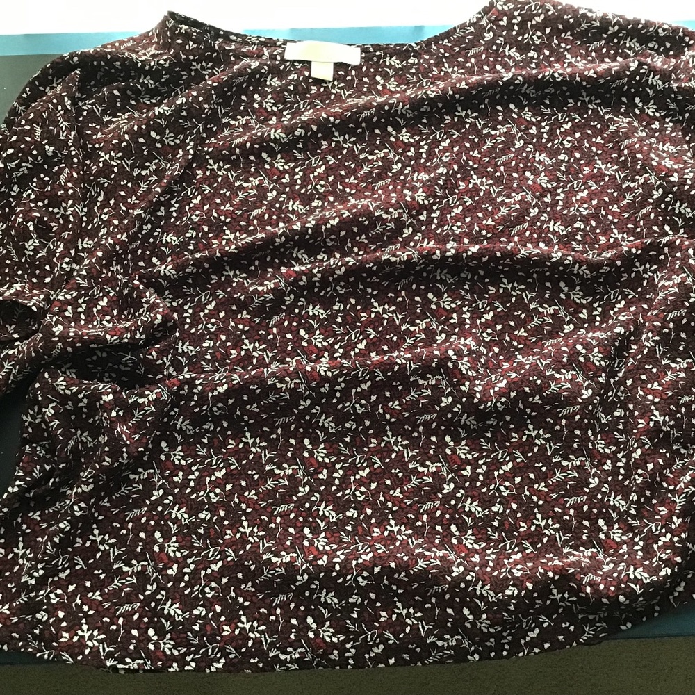 Michael Kors short sleeve top with a side tie